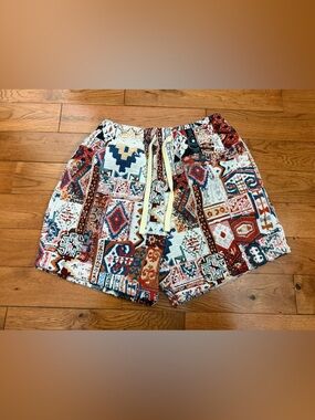 PacSun Multicolor Tapestry Twill Shorts